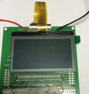 128X128 Hitam Pada LCD Grafik Putih