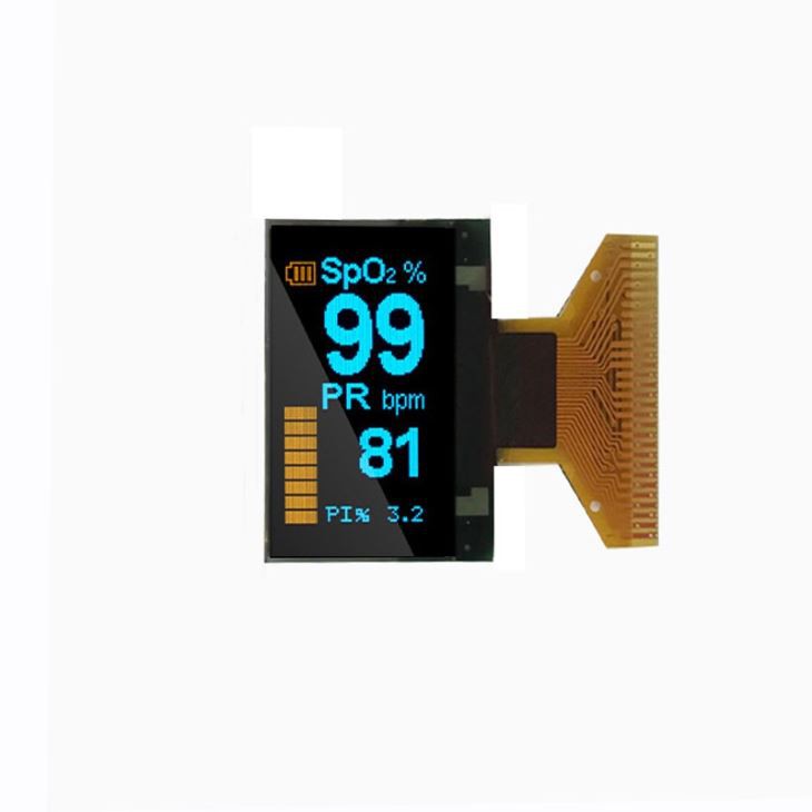 0.96 Inch 128X64 OLED Display Blue-Yellow OLED For Oximeter